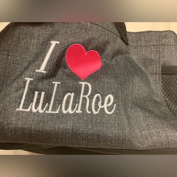 Thirty One signature collection miniature tote bag I Love LuLaRoe like new EUC - Picture 5 of 16